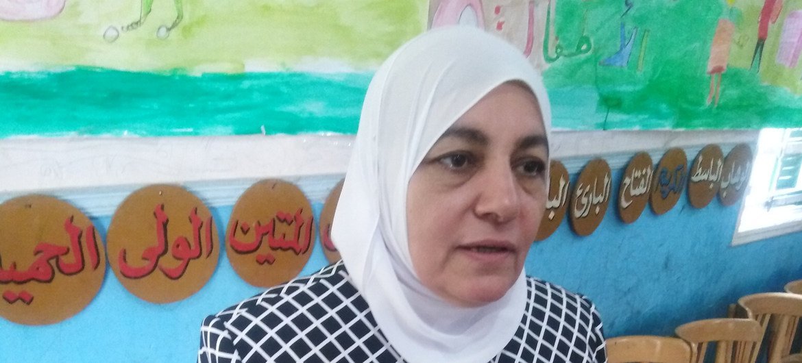 الدكتورة أماني عبد الفتاح مسؤولة عن ملف الطفل العامل في وزارة التضامن الادتماعي