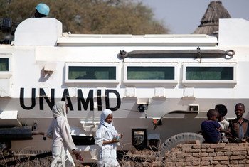Shule ya Oumoul Mouminina katika eneo la  Forobaranga Darfur Magharibi ikilindwa na UNAMID