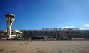 L'aéroport d'Aden, au Yémen.
