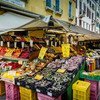 Fresh local market in Venice, Italy.