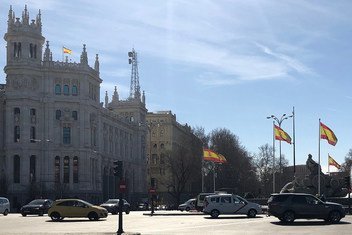 مدينة مدريد الإسبانية.