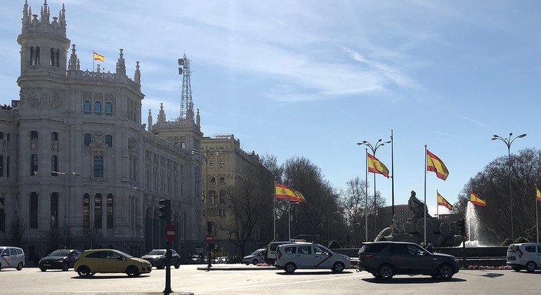 Mji mkuu wa Hispania, Madrid.