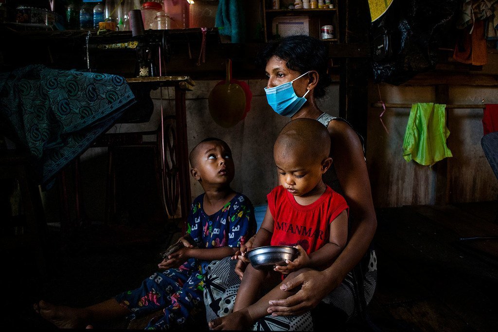 El COVID-19 y la inseguridad alimentaria en Myanmar aboca a las personas más vulnerables a la pobreza. 