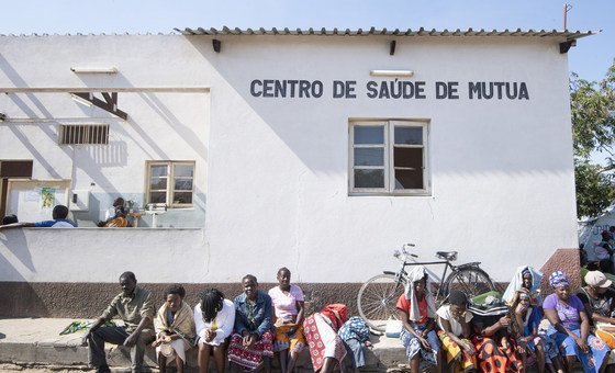 Centro de saúde em Mutua, em Sofala