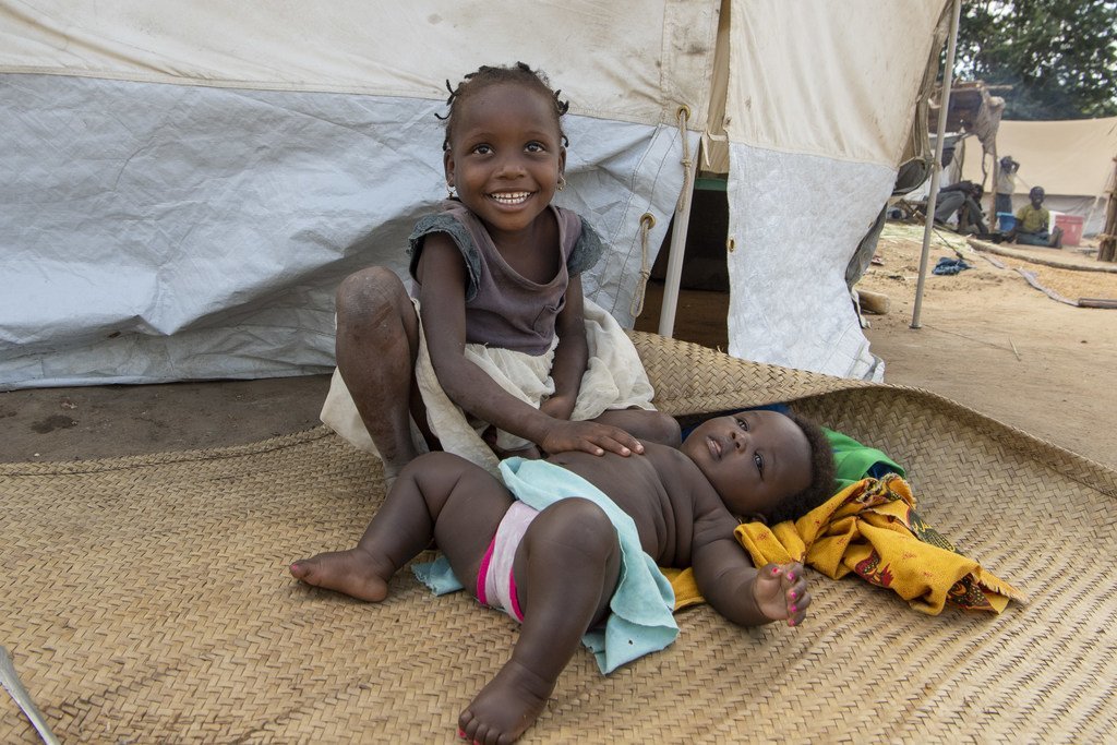 Des enfants dans le camp de Taratara, dans la province de Cabo Delgado, au Mozambique (photo d'archives).