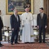البابا فرانسيس يستقبل الأمين العام أنطونيو غوتيريش.