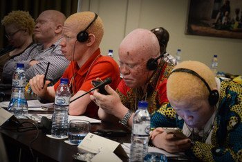 Participantes da conferência e sessão de capacitação sobre albinismo nos Países Africanos de Língua Oficial Portuguesa, Palop, que aconteceu em Maputo 