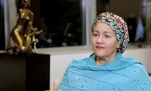 La Vice-Secrétaire général de l'ONU, Amina Mohammed (décembre 2019)