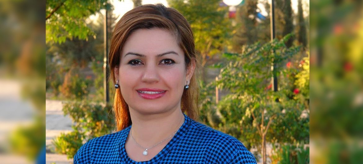 جميلة مهدي، مسؤولة حقوق إنسان في بعثة الأمم المتحدة لمساعدة العراق (يونامي) في كردستان العراق.