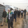 منسق الشؤون الإنسانية، مارك لوكوك، يزور مخيم الزعتري للاجئين السوريين في الأردن.