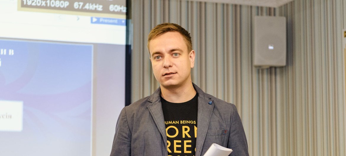 Сергей Курносенко, сотрудник Мониторинговой миссии ООН по правам человека в Украине. 