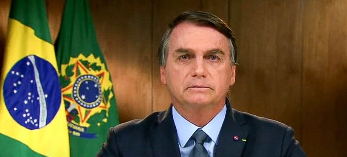 Presidente Jair Bolsonaro disse que o Brasil aposta em atingir a neutralidade de carbono até 2050