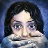 Reprodução de obra de um artista iraquiano da exposição Violência Sexual em Conflito na ONU