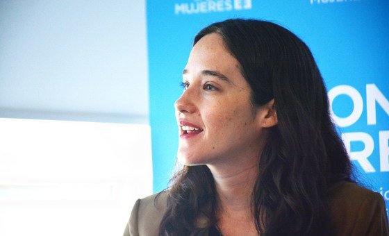 Singer Ximena Sariñana, embajadora de Buena Voluntad de ONU Mujeres en México.
