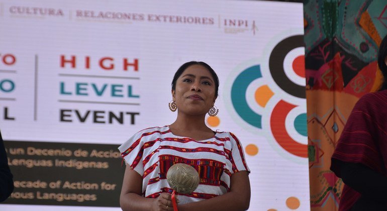 La actriz Yalitza Aparicio participa en un evento de alto nivel en México sobre la protección de las lenguas indígenas.