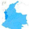 Mapa del departamento de Chocó , Colombia