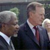 Kofi Annan (g) et George Bush (d) (archives)