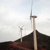 مزرعة توليد كهرباء من الرياح في جمهورية الرأس الأخضر.