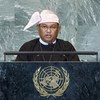 Le Ministre des affaires étrangères du Myanmar, Wunna Maung Lwin.