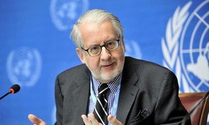 Le Président de la Commission d'enquête sur la Syrie, Paulo Pinheiro. Photo ONU/ Jean-Marc Ferre