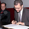 Mr. Haekkerup signs constitutional framework