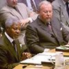Kofi Annan being lauded in Security Council