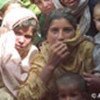 Afghan child refugees in Jalozai camp in Pakistan