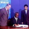 South African President Mbeki signs UN terrorism treaty