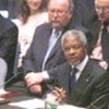 Kofi Annan addresses the Security Council