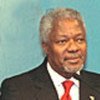 Le Secrétaire général de l'ONU, Kofi Annan