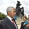 Kofi Annan at Babi Yar memorial