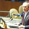 Le Maire de New York, M. Bloomberg, devant l'Assemblée générale