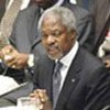 Annan addressing Security Council