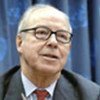 Hans Blix at press briefing in New York