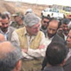 UNHCR Ruud Lubbers (c) in Darshia, Iran