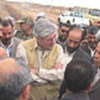 Ruud Lubbers (au centre) à Darshia, Iran