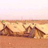 UNHCR refugee camp at Ruwaished, Jordan