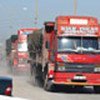 Trucks loaded with food aid for Iraq (WFP)