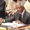 Kofi Annan addresses Security Council