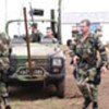Troupes françaises arrivant en RDC