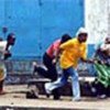 Des Libériens fuyant les combats