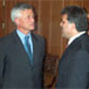 Sergio Vieira de Mello with FM Abdullah Gul