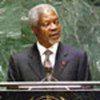 Kofi Annan à l'Assemblée générale
