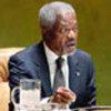 Annan addresses high-level meeting