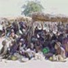 Sudanese refugees in Nakoulouta, eastern Chad