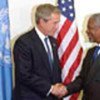 Kofi Annan et le Président Bush (archives)