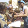 Liberian refugees in Sierra Leone's Largo camp