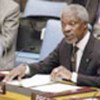 Kofi Annan addresses Security Council