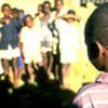 A boy with machete scar in 1994 Rwanda