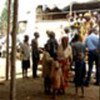 Burundian refugees crossing from Tanzania